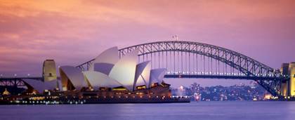 Sydney, cidade australiana mais procurada pelos intercambistas brasileiros.