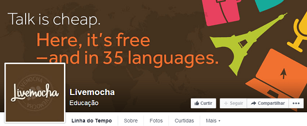 Descubra o Livemocha, uma rede social que promove a aprendizagem online de idiomas.