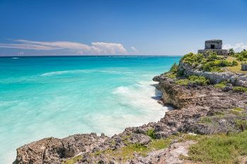 Tropical Beach, Carribean, Tulum, Mexico